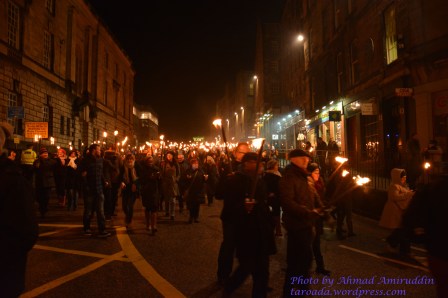 Torchlight Procession Edinburgh