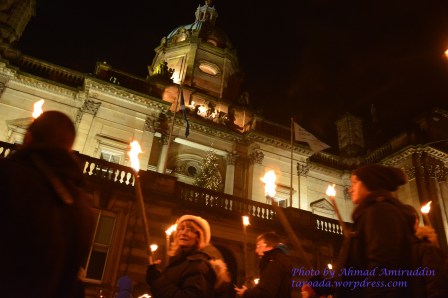 Torchlight Procession Edinburgh-Mound