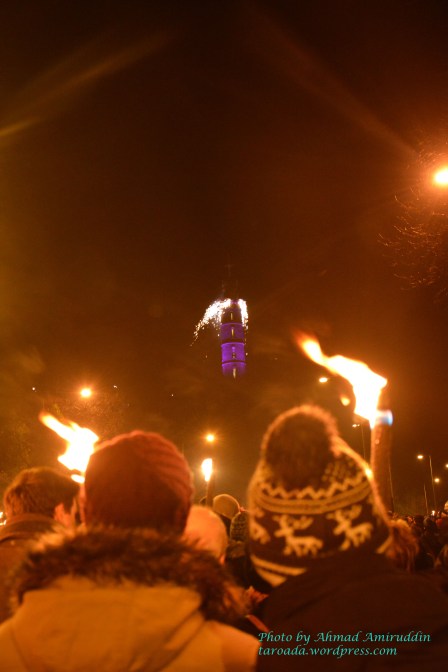 Torchlight Procession Edinburgh-Calton Hill