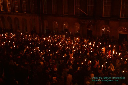 Torchlight Procession Edinburgh-Waterloo