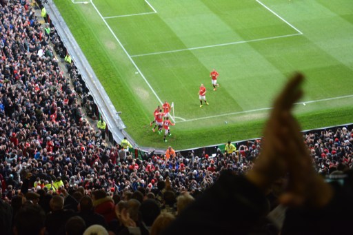 Gol Stadion Old Trafford Manchester United